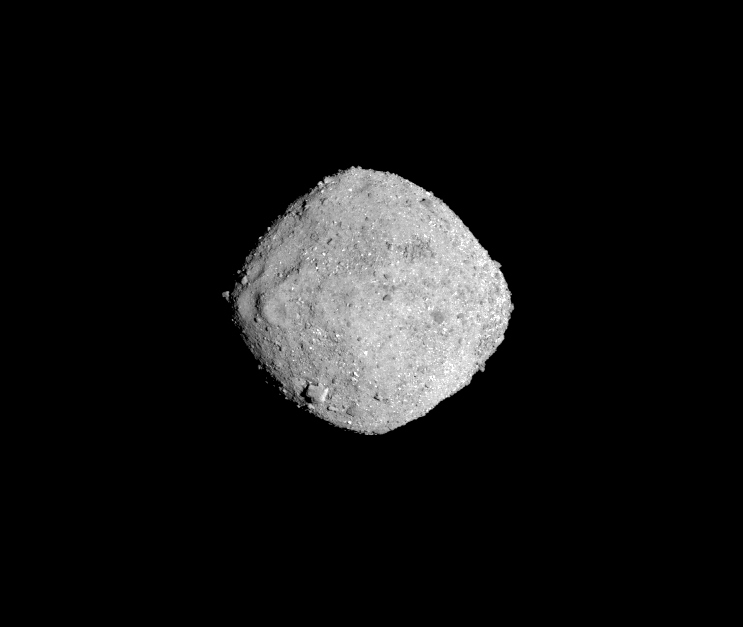Астероид Бенну размером 300 пикселей
