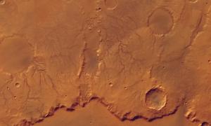 "Rim of Huygens Crater"